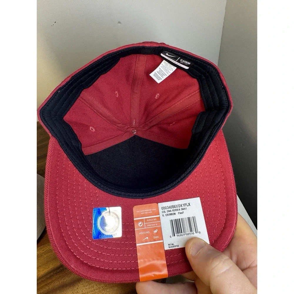 Nike Oklahoma Sooners Verbiage Swoosh Flex DNA Navy‎ Classic 99 Hat